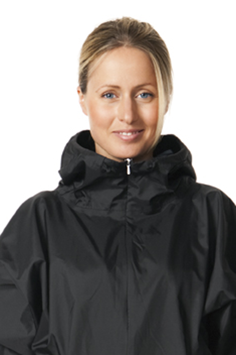 packable raincoat front